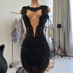 Black Crystal Dress